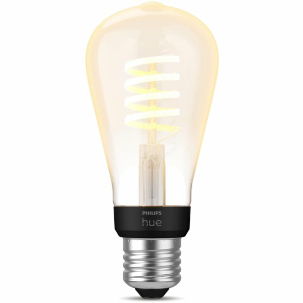Philips Hue LED-Leuchtmittel White Ambiance E27 Einzelpack ST64 Filament 550 lm