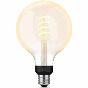 Philips Hue LED-Leuchtmittel White Ambiance E27 Einzelpack G125 Filament 550 lm