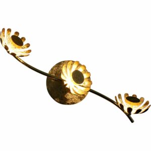 Luce Design LED-Deckenleuchte Bloom-Spots 9022-3 GO 3-flammig Gold Ø 10 cm