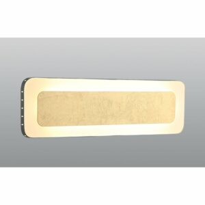 Luce Design LED-Wandleuchte Solaris 9051 L 1-flammig Gold 40 cm x 12 cm
