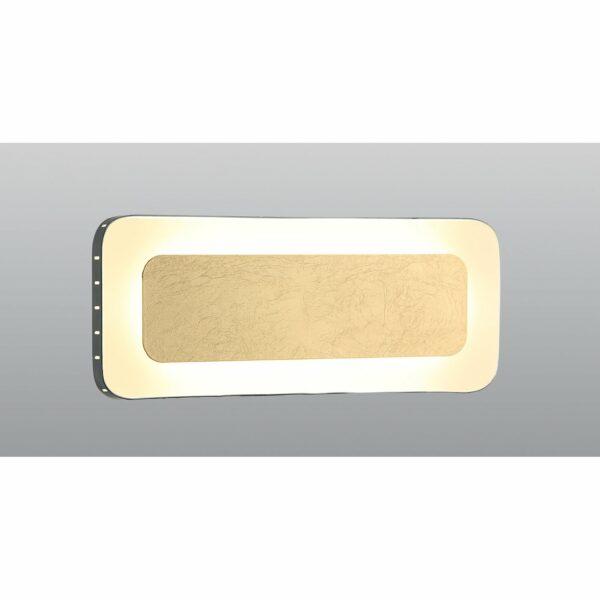 Luce Design Wandleuchte Solaris  9051 S 1-flammig Gold 30 cm x 12 cm