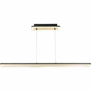 Luce Design LED-Pendelleuchte Solaris 1-flammig Gold 120 cm x 12 cm