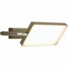 Luce Design LED-Wandleuchte Book 1-flammig Gold 15 cm x 22