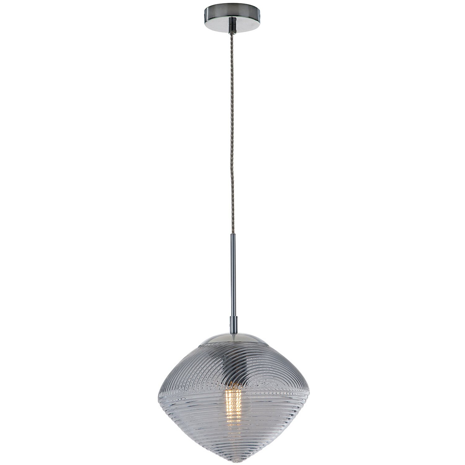 Luce Design Pendelleuchte Greenwich 1-flammig Seeblau Ø 26