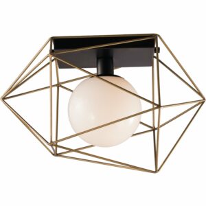 Luce Design Deckenleuchte Abraxas 1-flammig Gold-Schwarz 29