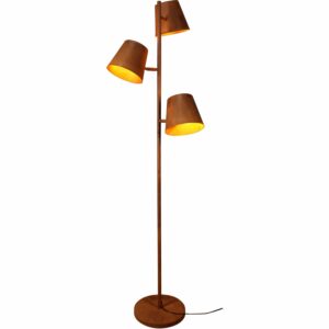 Luce Design Stehleuchte Colt 3-flammig Edelrost Ø 49 cm