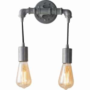 Luce Design Wandleuchte Amarcord 2-flammig Zink 22