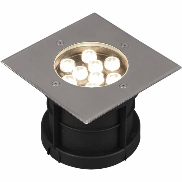 Trio LED-Einbauleuchten Belaja 120 mm x 165 mm x 165 mm Nickel matt quadratisch