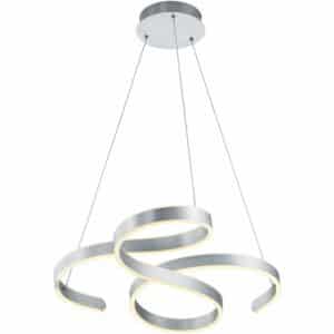 Trio LED Pendelleuchte Francis Aluminium gebürstet 1500 mm x 720 mm x 680 mm