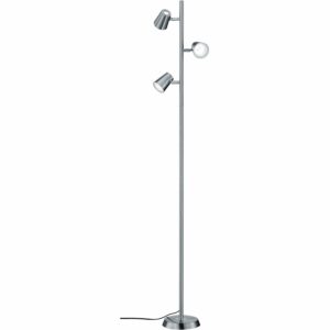 Trio LED Stehleuchte Narcos Nickel matt 1540 mm x 280 mm x 180 mm