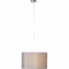 Brilliant Pendelleuchte Clarie Ø 40 cm Grau