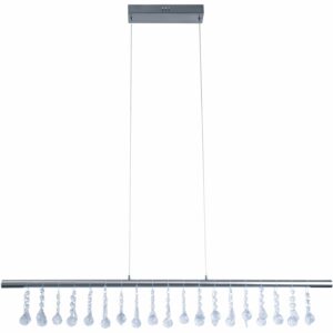 Näve LED-Pendelleuchte Nobilis Satin-Nickel ca. 100 cm