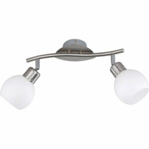 Trio LED-Spot 2er Nickel matt