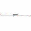 Leuchten Direkt LED-Deckenleuchte Felix 60 Stahl 121 cm x 72 cm