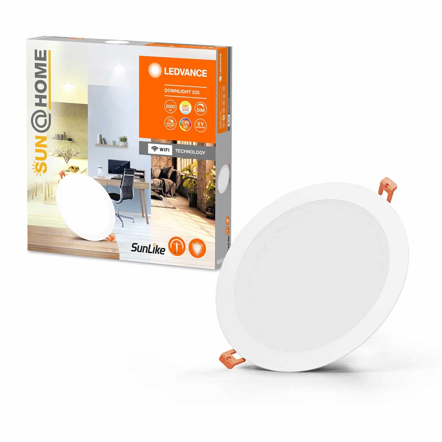 Ledvance LED Spot Downlight Slim Sun@Home Smart+ Weiß Ø 22