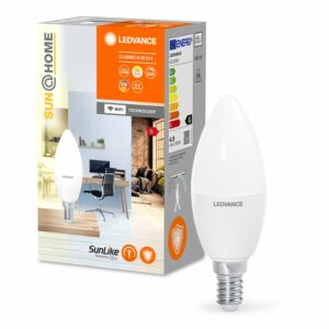 Ledvance LED-Leuchtmittel Sun@Home Smart+ Kerzenform Weiß Ø 3