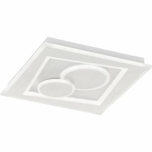 Fischer & Honsel LED-Deckenleuchte Ratio Weiß 43 x 43 cm