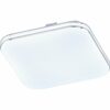 Fischer & Honsel LED-Deckenleuchte Porto Weiß 34 x 34 cm