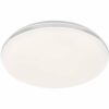 Fischer & Honsel LED-Deckenleuchte Faro Weiß/chrom Ø 43 cm