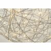 Amare LED-Metalldrahtkugel Silber Ø 30 cm