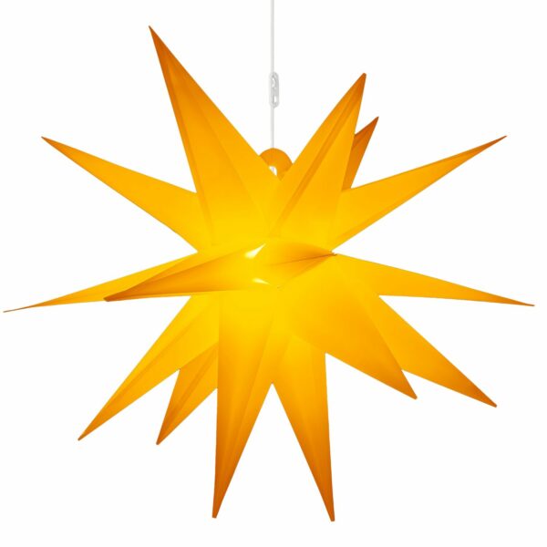 Amare LED-3D-Weihnachtsstern XXL Ø 100 cm Gelb