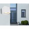 Globo LED-Außenleuchte Veronika 1-flammig Weiß 100 x 100 mm