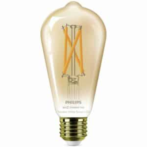 Philips Smart LED-Leuchtmittel 50 W E27 Edison Filament Amber Einzelpack