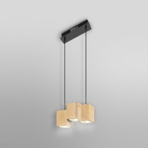 Ledvance Smart+ WiFi Pendelleuchte Decor Holz Hängend Schwarz 150 cm