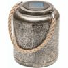 Amare LED-Solarlaterne Metall Gold Fein