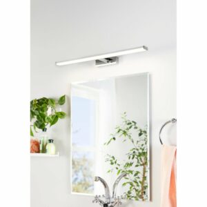 Eglo LED Spiegelleuchte Pandella 1 11W Weiß-Chrom-Silber