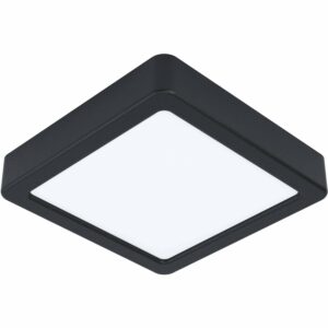 Eglo LED Aufbauleuchte Fueva 5 Weiß-Schwarz eckig 11 W