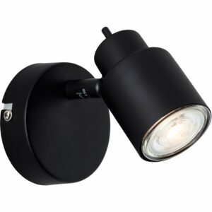 Brilliant LED-Wandspot Andres Schwarz matt