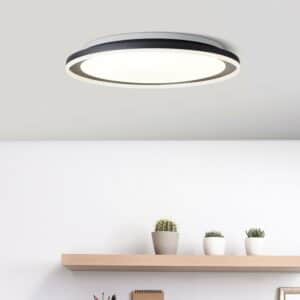 Brilliant LED-Deckenleuchte Pederson 55 cm Schwarz