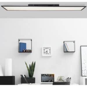 Brilliant LED-Deckenaufbau-Paneel Jacinda 120 cm x 30 cm Schwarz
