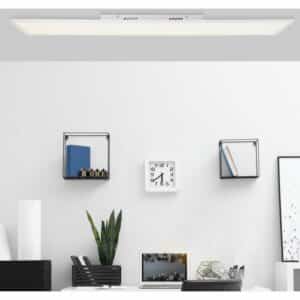 Brilliant LED-Deckenaufbau-Paneel Jacinda 120 cm x 30 cm Weiß