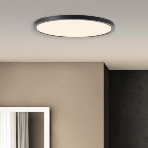 Brilliant LED-Deckenaufbau-Paneel Tuco 30 cm Schwarz und Weiß