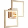 Brilliant LED-Wand- und Deckenleuchte Gwyn Aluminium und Gold