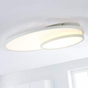 Brilliant LED-Deckenaufbau-Paneel Bility Oval 61 cm x 45 cm Weiß