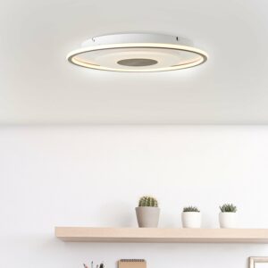 Brilliant LED-Deckenleuchte Cantaro Ø 50 cm Schwarz und Weiß