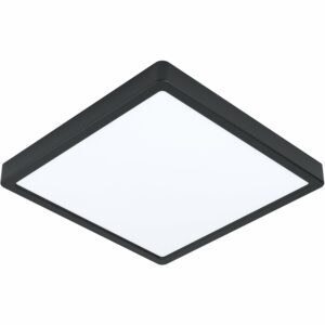 Eglo LED-Deckenleuchte Argolis 2 eckig Schwarz Weiß