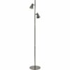 Eglo LED-Stehleuchte Nickel-Chrom