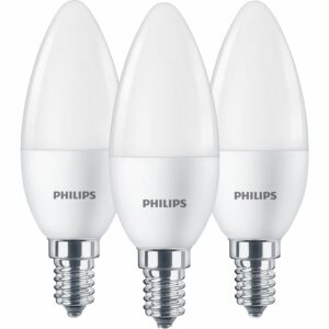 Philips LED-Leuchtmittel E14 Kerzenform 5 W 3er Set 10