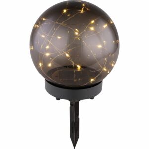 Globo LED-Solaraußenleuchte Kugel Ø 15 cm mit Lichterkette 20-flammig