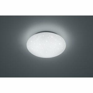 LED-Deckenlampe Putz Weiß 1-flammig 15 W 1500 Lm Sternenhimmel