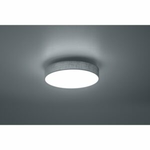 Trio LED-Deckenlampe Lugano Nickel matt 1-flammig 22 W