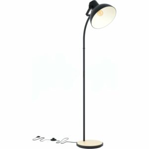 Eglo Stehlampe Lubenham Schwarz-Braun