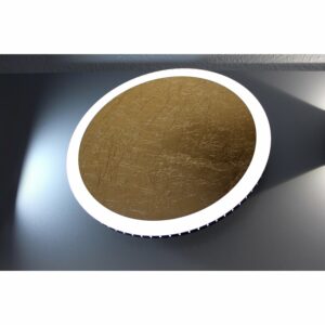 Luce Design LED-Deckenleuchte Moon 30 cm Gold