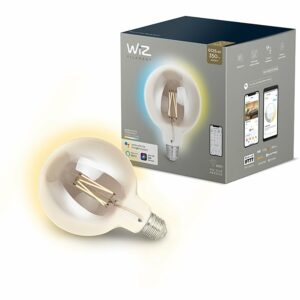 WiZ Smart LED-Leuchtmittel Wifi Filament Smoky G125 E27 7 W