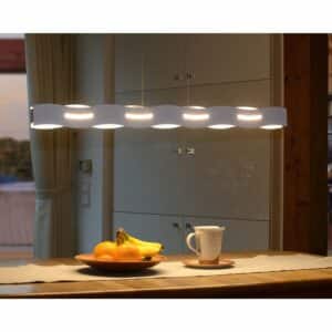 Luce Design LED-Pendelleuchte Wave Weiß