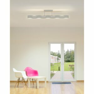 Luce Design LED-Deckenleuchte Wave Weiß